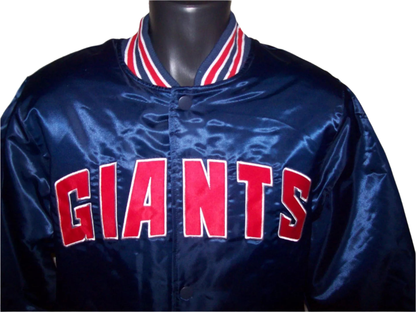 Giants Jacket New York Starter Throwback Style NFL Jacket BLUE