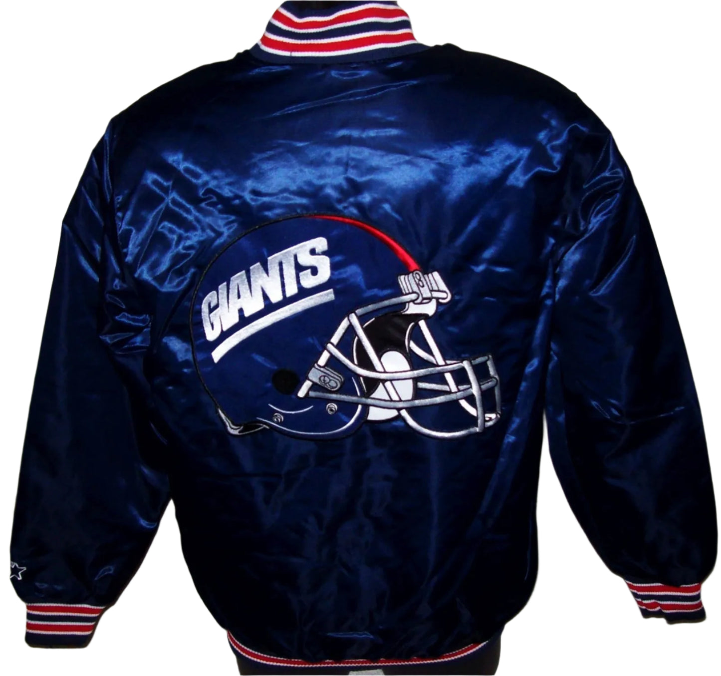 Giants Jacket New York Starter Throwback Style NFL Jacket BLUE