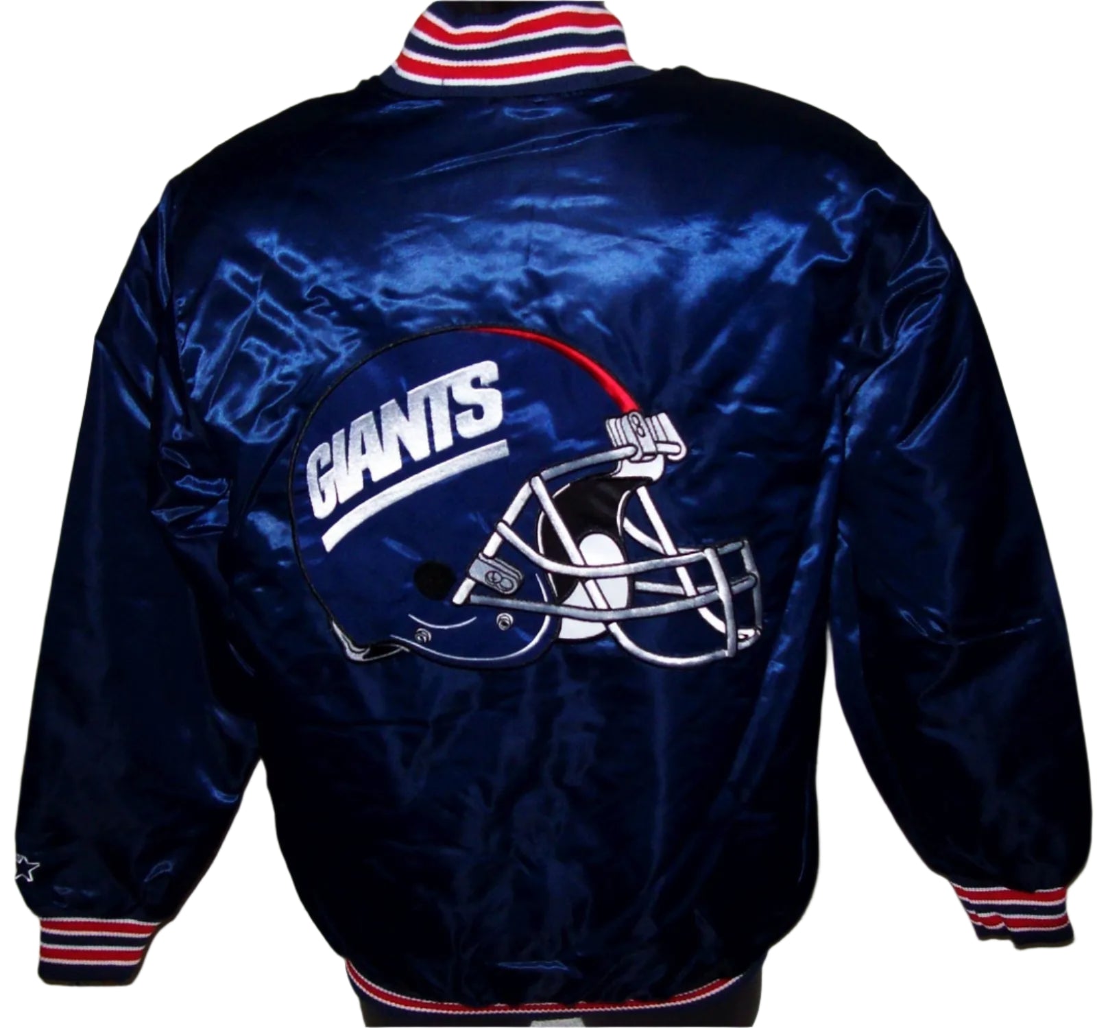 Giants Jacket New York Starter Throwback Style NFL Jacket BLUE