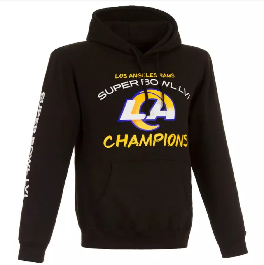 Rams JH Design Super Bowl LVI Champions Pullover Hoodie