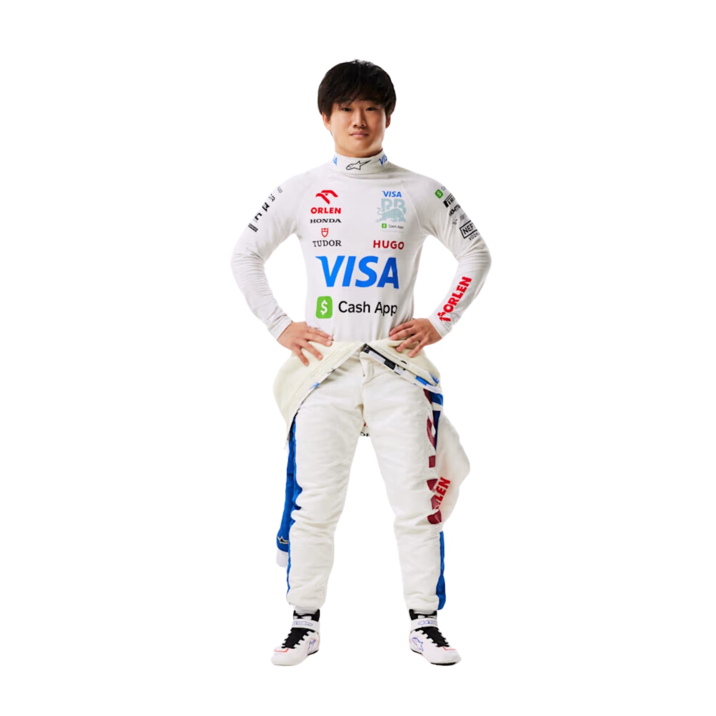 Formula 1 Racing Costume Yuki Tsunoda AlphaTauri 2024