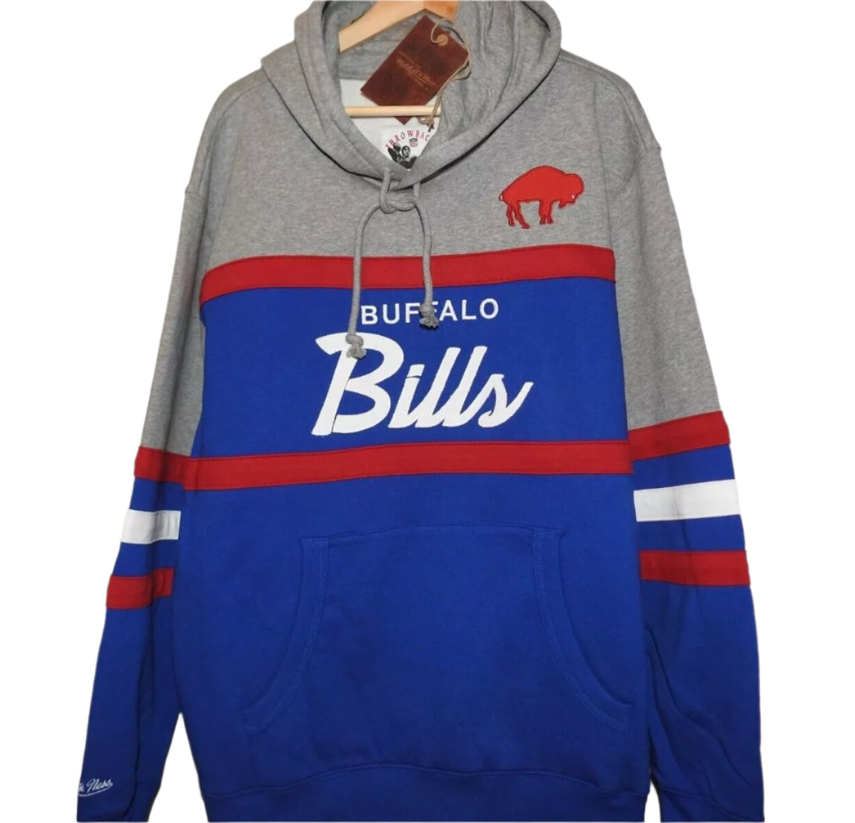 Mitchell & Ness Buffalo Bills Head Coach NFL Hoodie New Mens